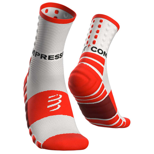 COMPRESSPORT SHOCK ABSORB SOCKS - WHITE