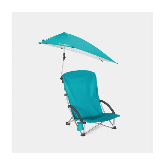 Sport Brella Beach Chair - Aqua Blue