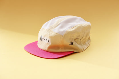 VAGA Feather Racing Cap - Poster Pink/Pale Yellow/White/Bordo