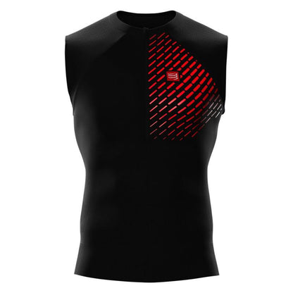 Compressport Unisex's Trail Running Postural Tank Top - Black