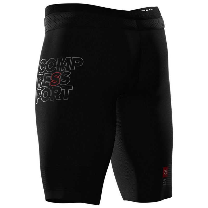 COMPRESSPORT UNISEX TRIATHLON UNDER CONTROL SHORT - BLACK