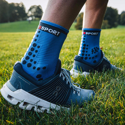 COMPRESSPORT PRO RACING SOCKS V3.0 RUN HIGH BLUE LOLITE
