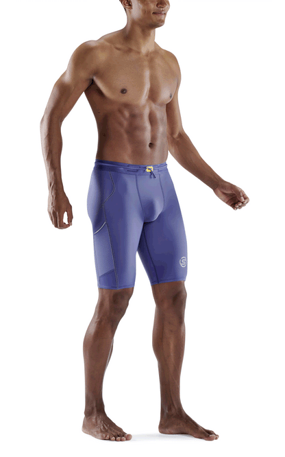 Skins Men's Compression Half Tights 3-Series - Marlin