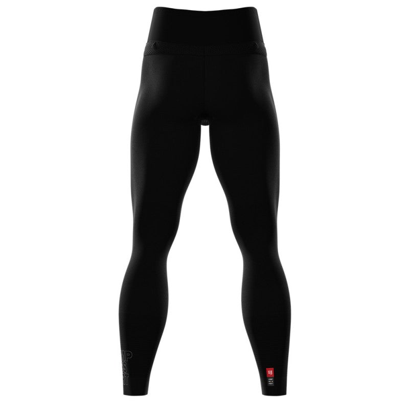 COMPRESSPORT UNISEX TRAIL RUNNING UNDER CONTROL FULL TIGHTS - BLACK
