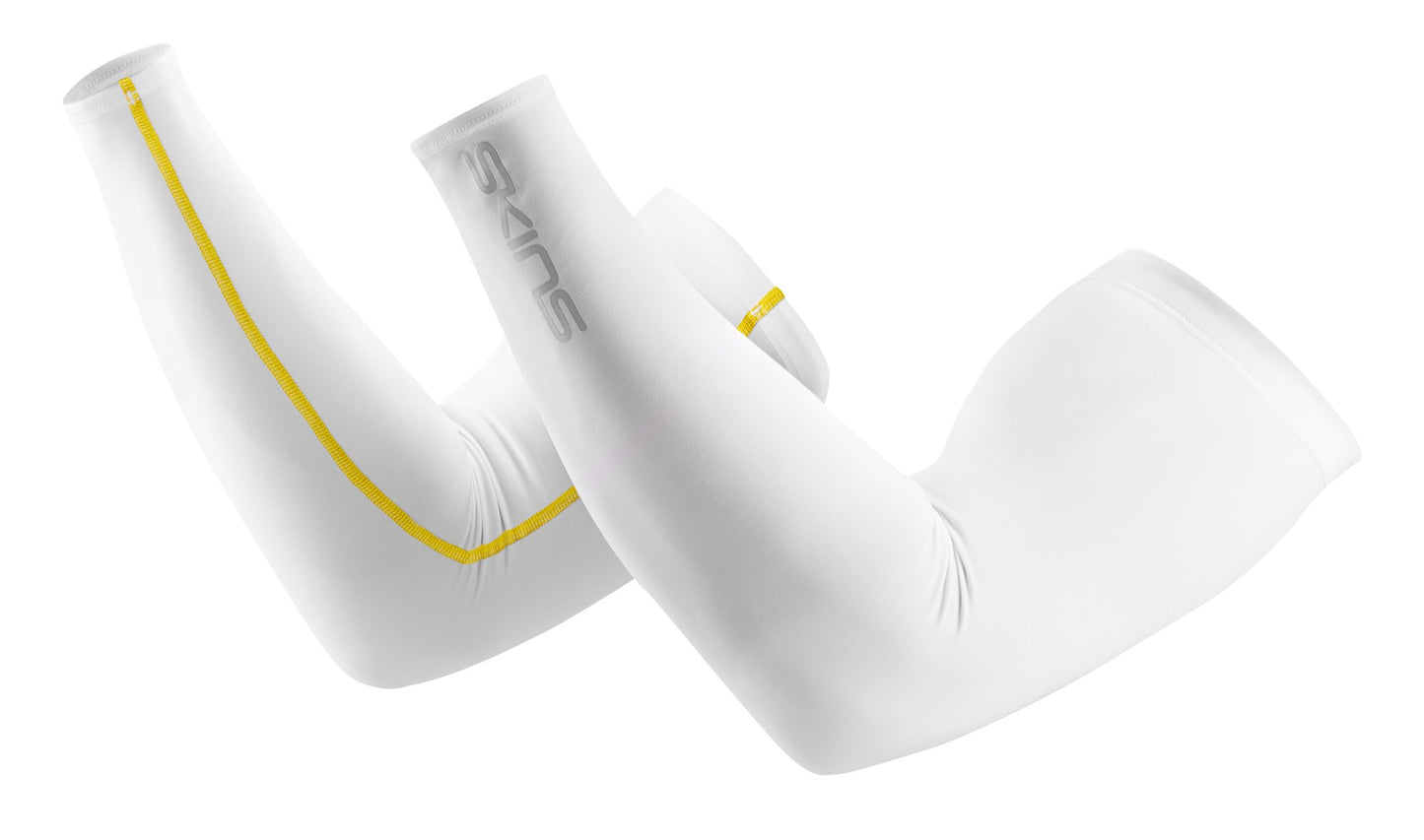 Skins Unisex's Essentials Primary Sleeves - White