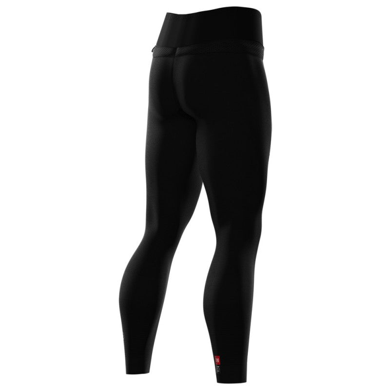 COMPRESSPORT UNISEX TRAIL RUNNING UNDER CONTROL FULL TIGHTS - BLACK