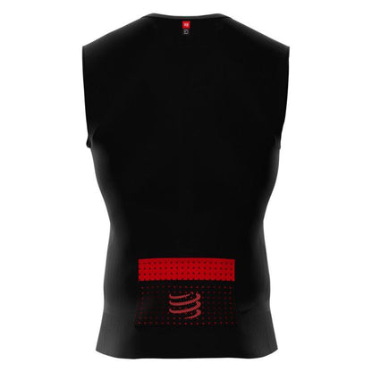 Compressport Unisex's Trail Running Postural Tank Top - Black