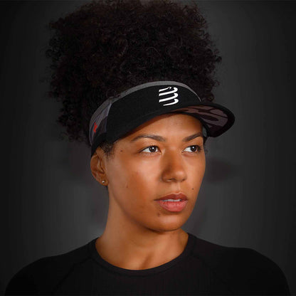 COMPRESSPORT VISOR ULTRALIGHT FLASH - BLACK