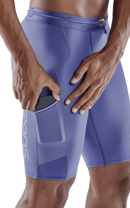 Skins Men's Compression Half Tights 3-Series - Marlin