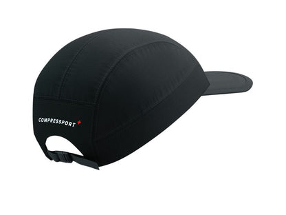 Compressport Unisex's 5 Panel Light Cap - Black