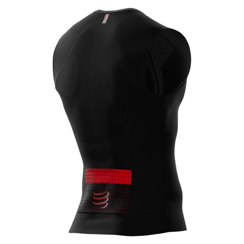 Compressport Unisex's Trail Running Postural Tank Top - Black