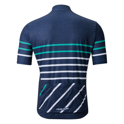 Pearl Izumi Men's Comfort Jersey - Navy boarder ( 604-B-3 )