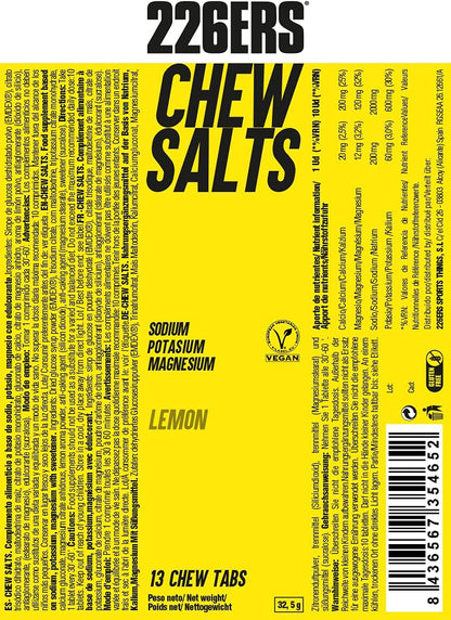 226ERS Chew Salts 13Tabs - Lemon