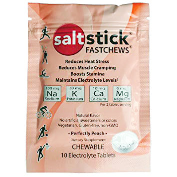 Saltstick Fastchew - 10 Chewable - Perfectly Peach