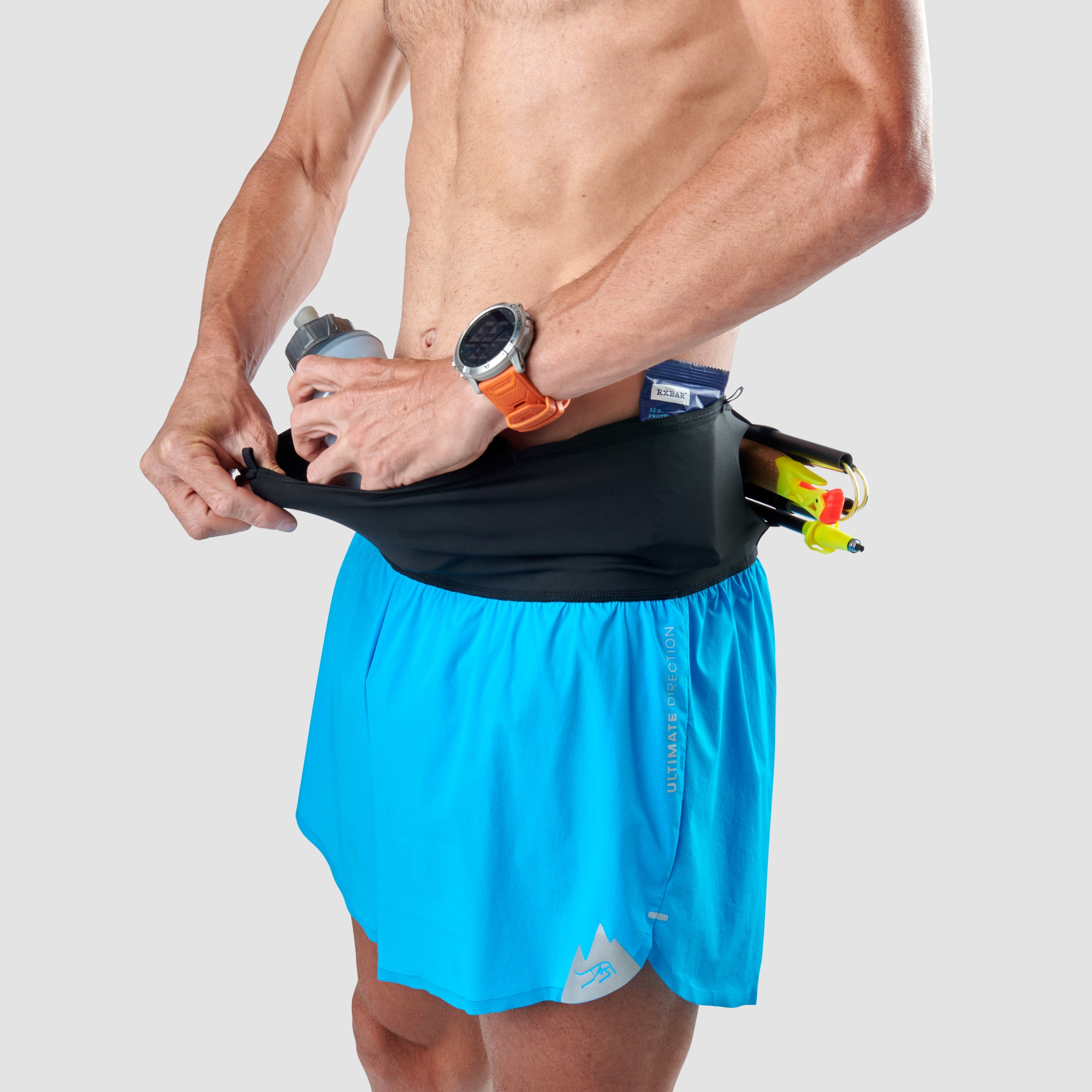 Ultimate Direction Men's Jason Schlarb Short - Turquoise