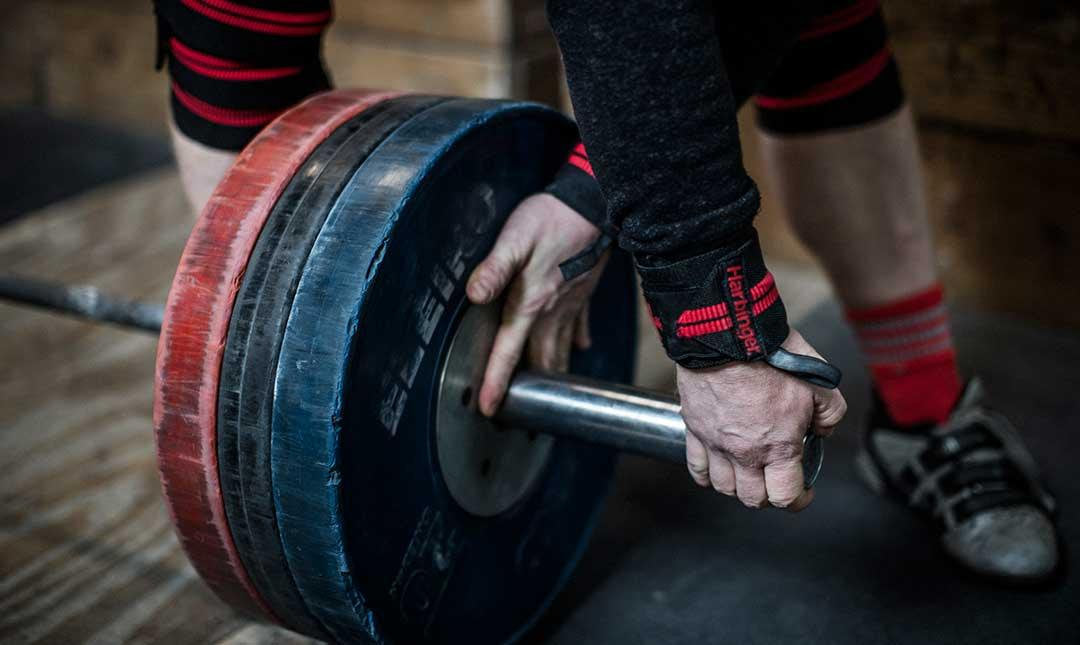 HARBINGER RED LINE THUMB LOOP WRIST WRAPS