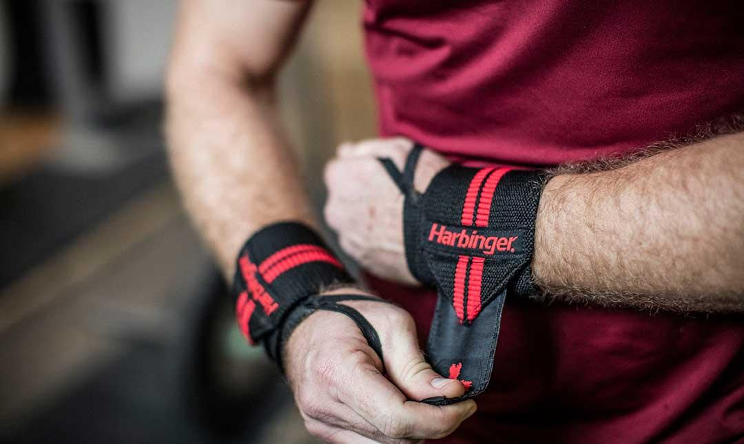 HARBINGER RED LINE THUMB LOOP WRIST WRAPS