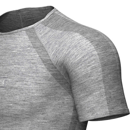 COMPRESSPORT TRAINING SS TSHIRT - GREY MELANGE