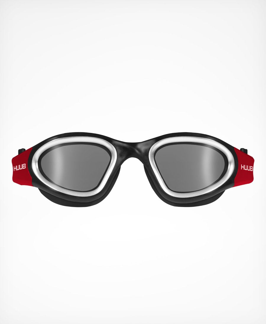 Huub Aphotic Swim Goggle -  Black/Red Photochromic