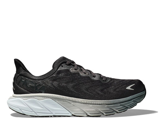 HOKA Men's Arahi 6 WIDE - Black/White