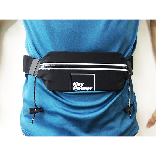 Running Waist Belt With Bib Holder