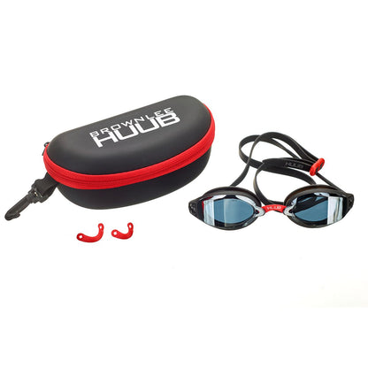 Huub Brownlee Goggle 2 - Black/Black w/Dark Smoke Mirror