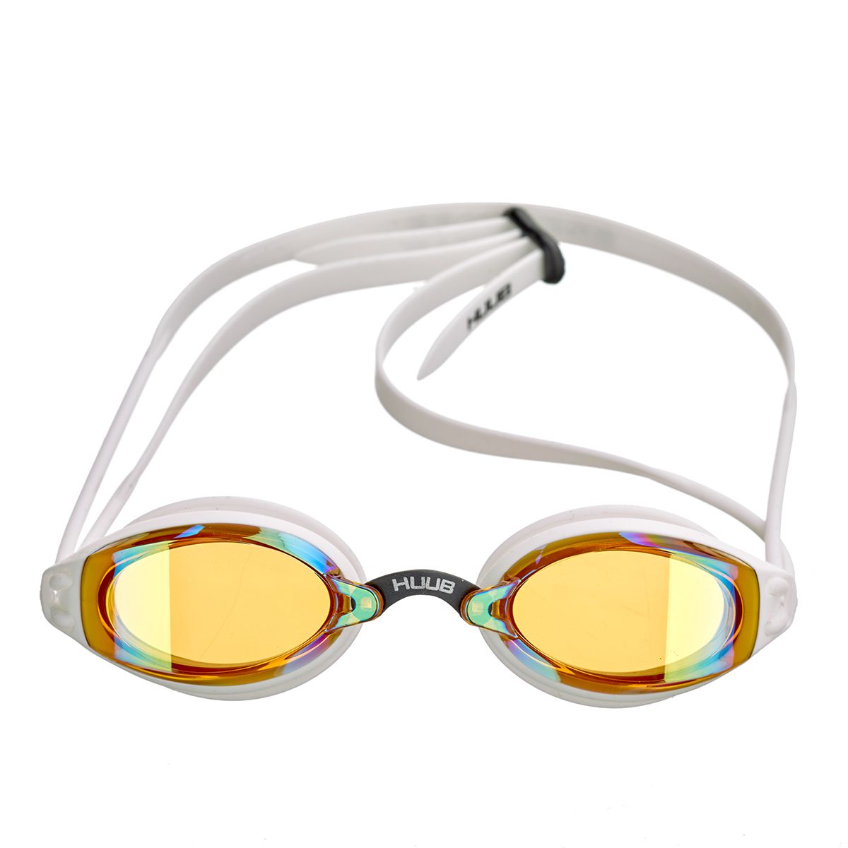 Huub Brownlee Goggle 2 - White/Yellow Mirror