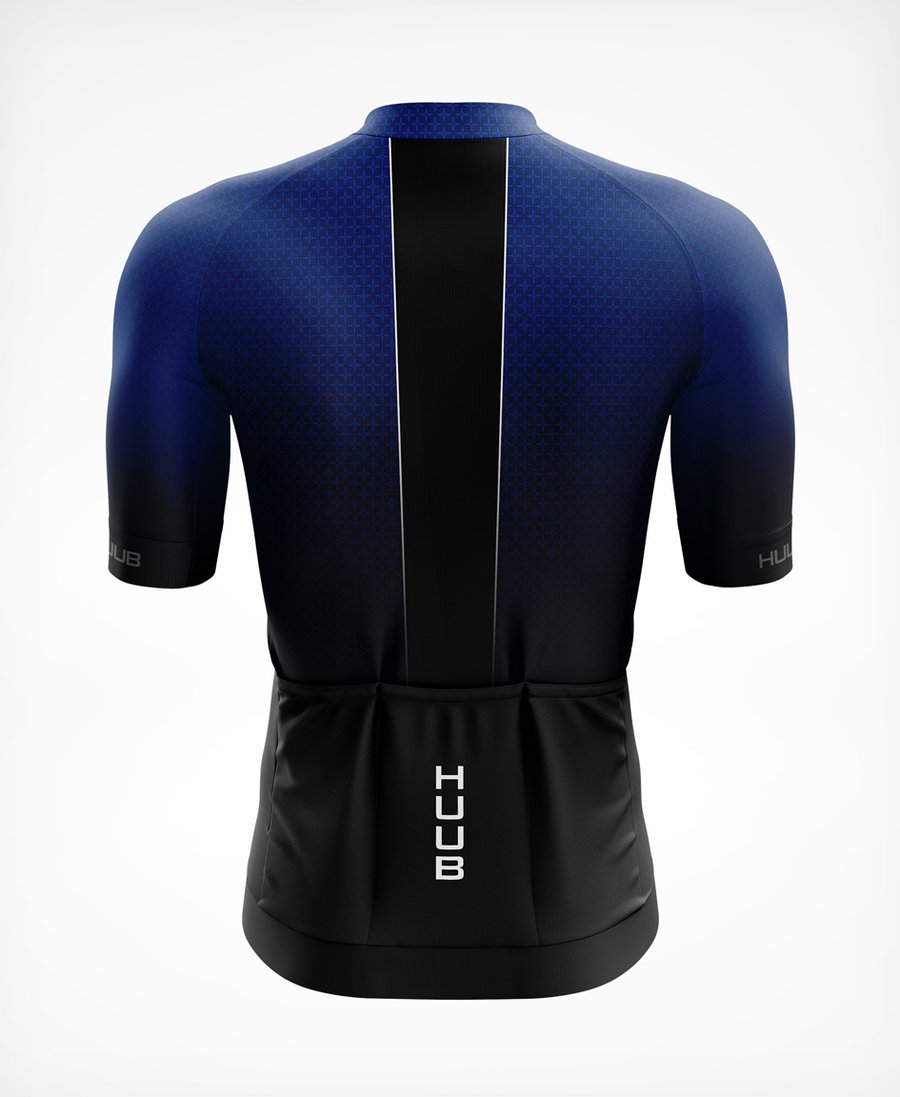 Huub Men's Core 3 Short Sleeve Jersey - Black/Blue