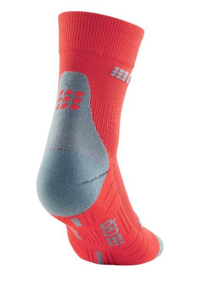 CEP Men's Compression Short Socks 3.0 - Lava/Grey