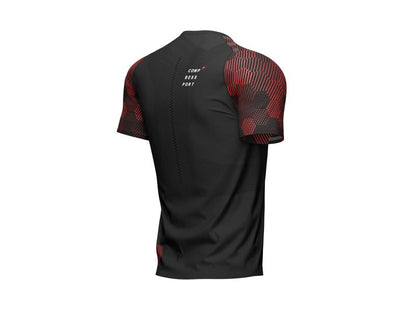 Compressport Men's Racing SS Tshirt - Black/Red