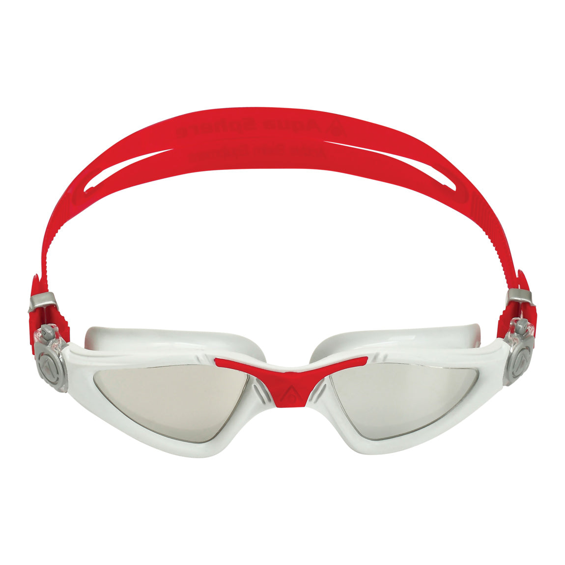 Aqua Sphere Kayenne.A - Grey/Red:Silver Titanium Mirrored