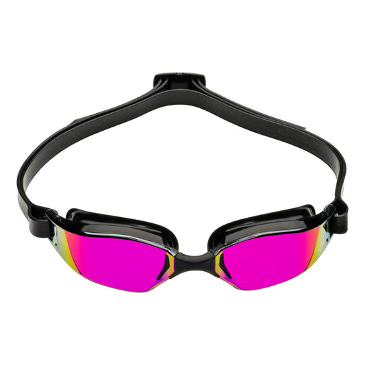 Michael Phelps Xceed.A - BLK/BLK/BLK:Pink Titanium Mirrored