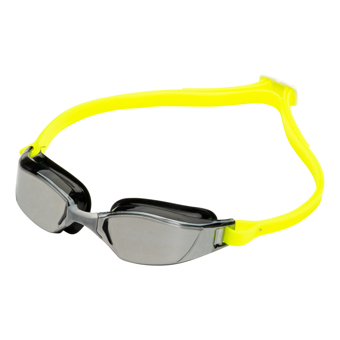 Michael Phelps Xceed.A - BLK/BLK/YLW:Silver Titanium Mirrored