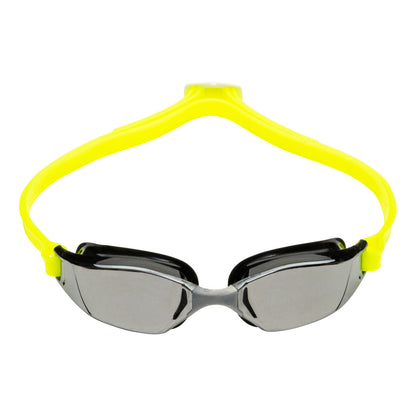 Michael Phelps Xceed.A - BLK/BLK/YLW:Silver Titanium Mirrored