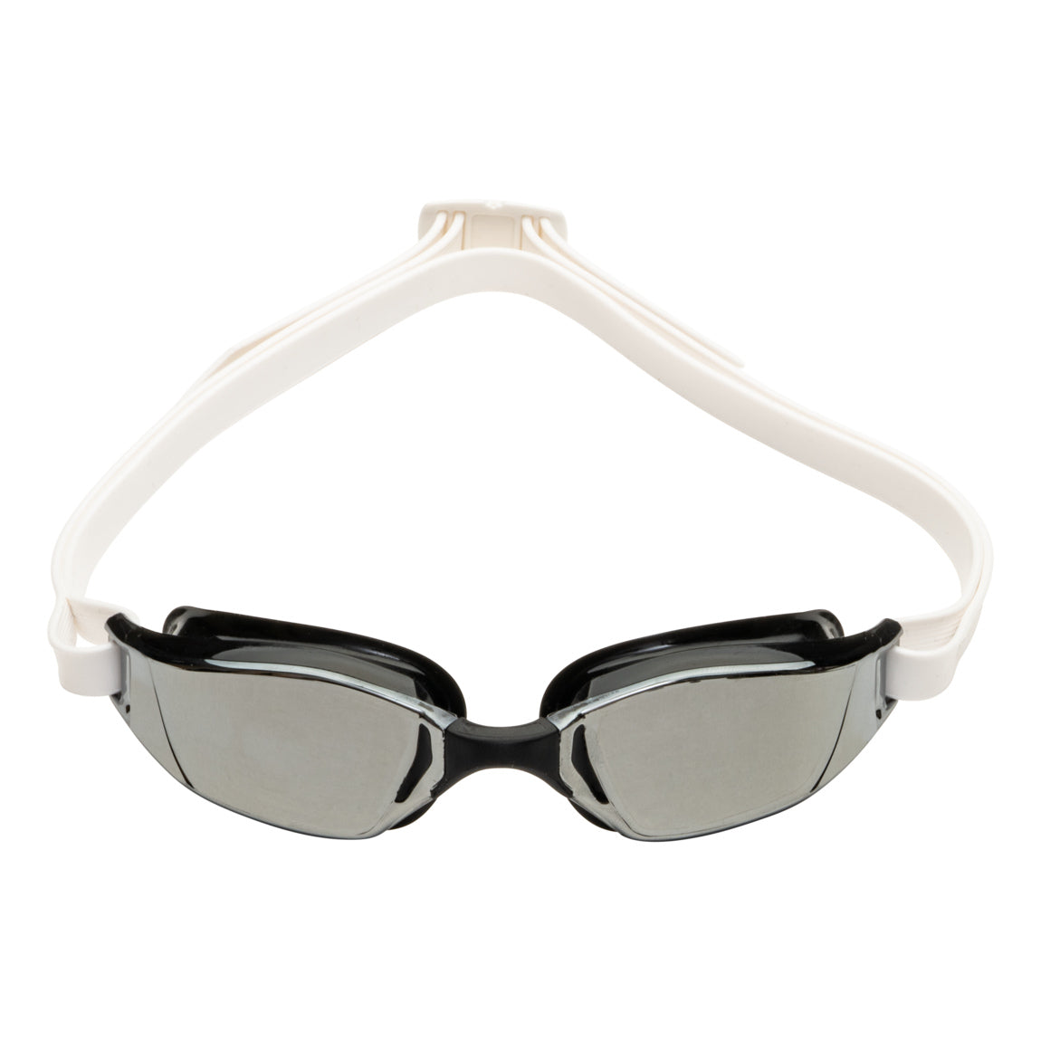 Aqua Sphere Xceed.A - BLK/BLK/White:Silver Titanium Mirrored