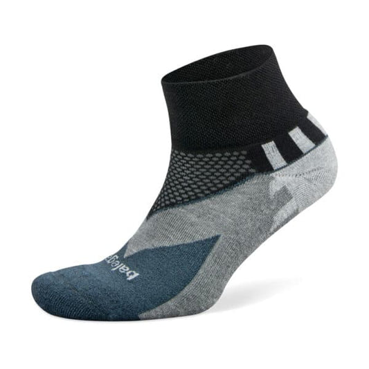 Balega Enduro Quarter Socks - Black/Charcoal