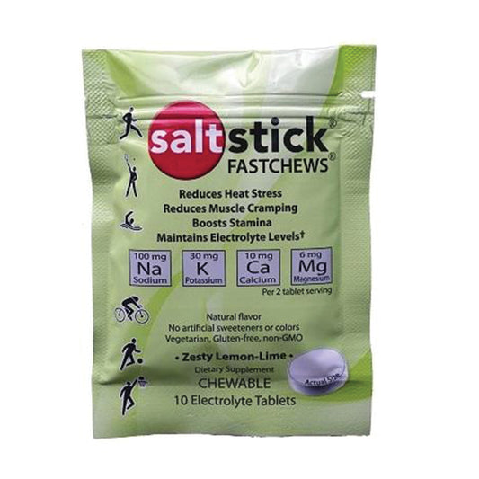 Saltstick Fastchew - 10 Chewable - Lemon Lime