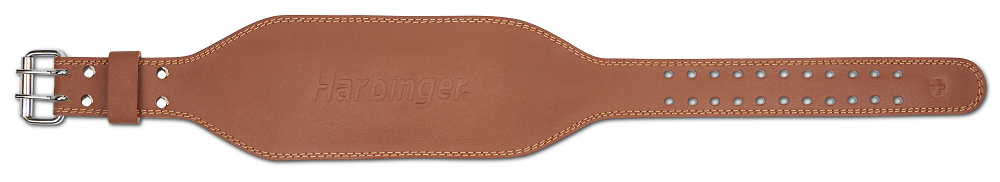 Harbinger Unisex Padded Leather Belt 6''- Brown