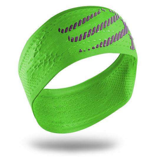 COMPRESSPORT ON/OFF HEADBAND - GREEN