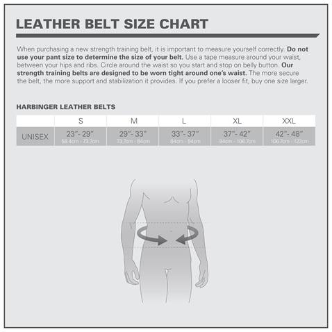 Harbinger 6inch Padded Leather Belt