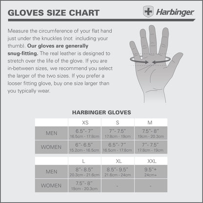 Harbinger Women Palm Guard - Black/Gray Heather