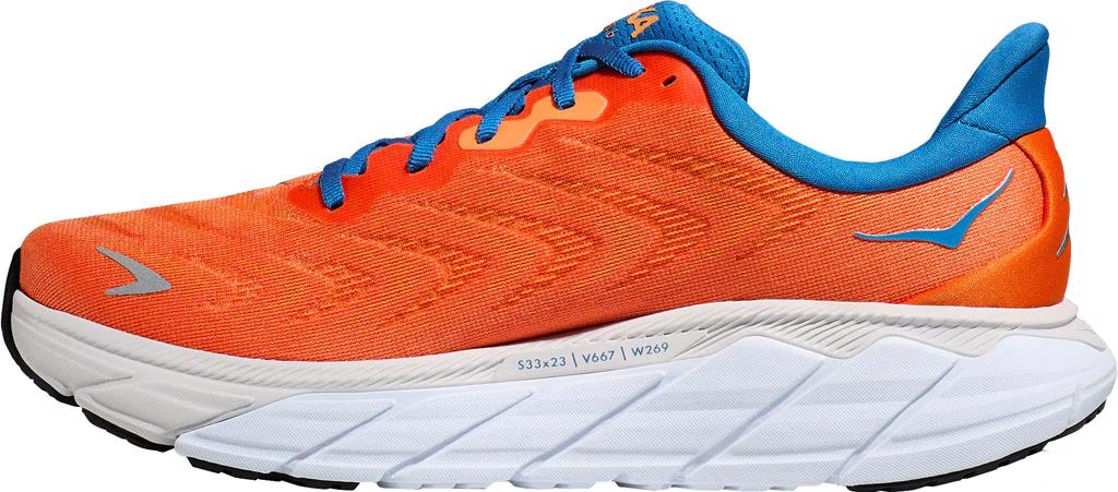 HOKA Men's Arahi 6 WIDE - Vibrant Orange/Coastal Sky