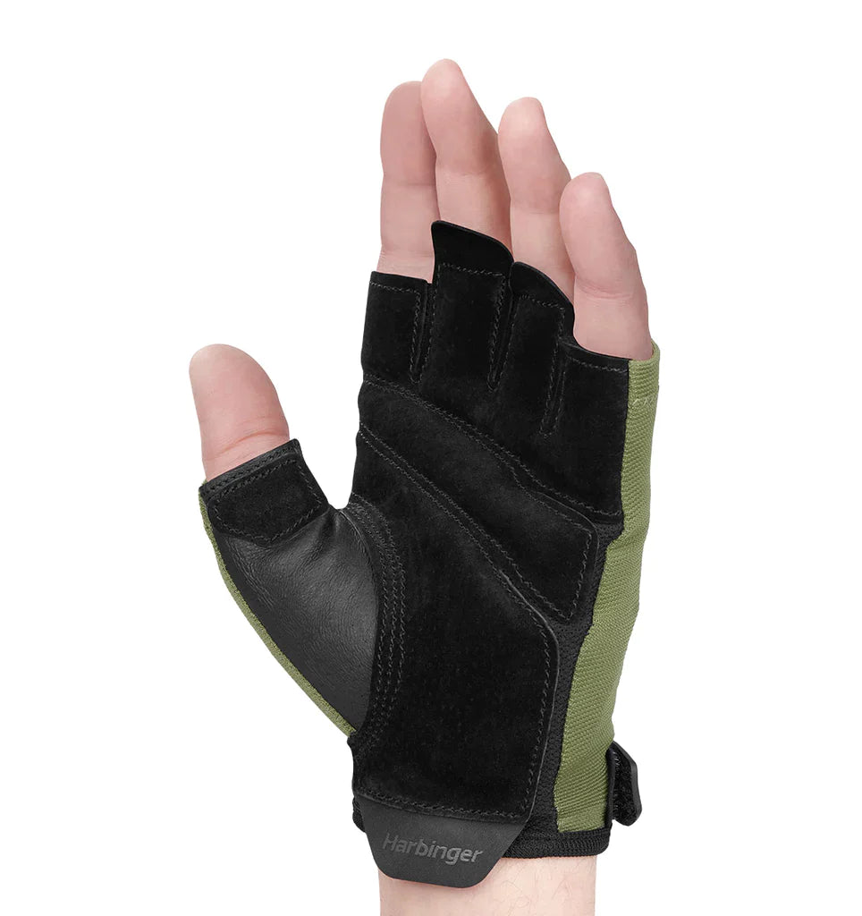 Harbinger Unisex's Power Gloves 2.0 -Green