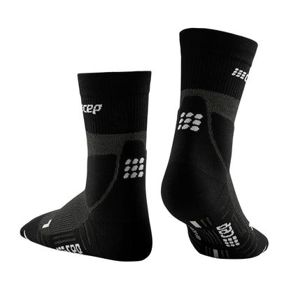 CEP Men's Hiking Merino Mid-Cut Socks - Stone Grey/Grey ( WP3CA4 )