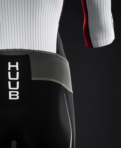 Huub Women's Anemoi Aero Tri Suit - Black/White/Pink