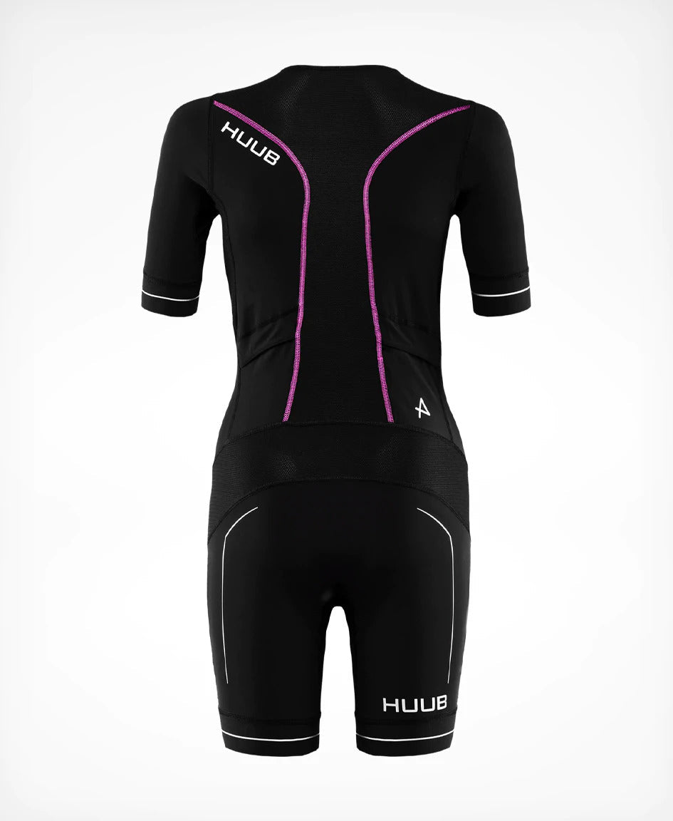 Huub Women's Aura Long Course Tri Suit - Black/Purple