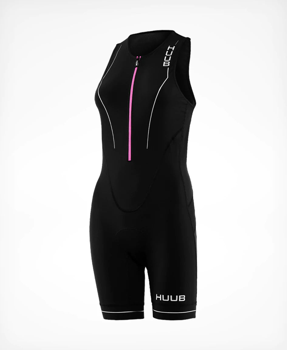 Huub Women's Aura Tri Suit - Black/Purple