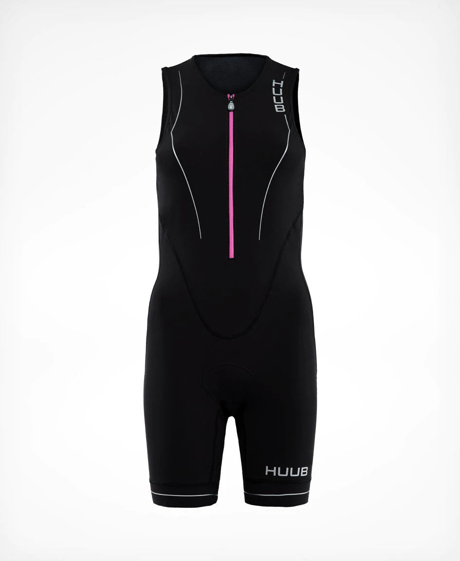 Huub Women's Aura Tri Suit - Black/Purple