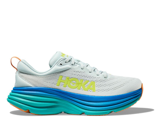 HOKA Men's Bondi 8 - Ice Flow/Bit Of Blue