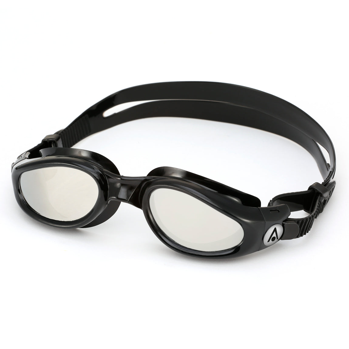 Aqua Sphere Kaiman.A - BLK/BLK:Silver Titanium Mirrored
